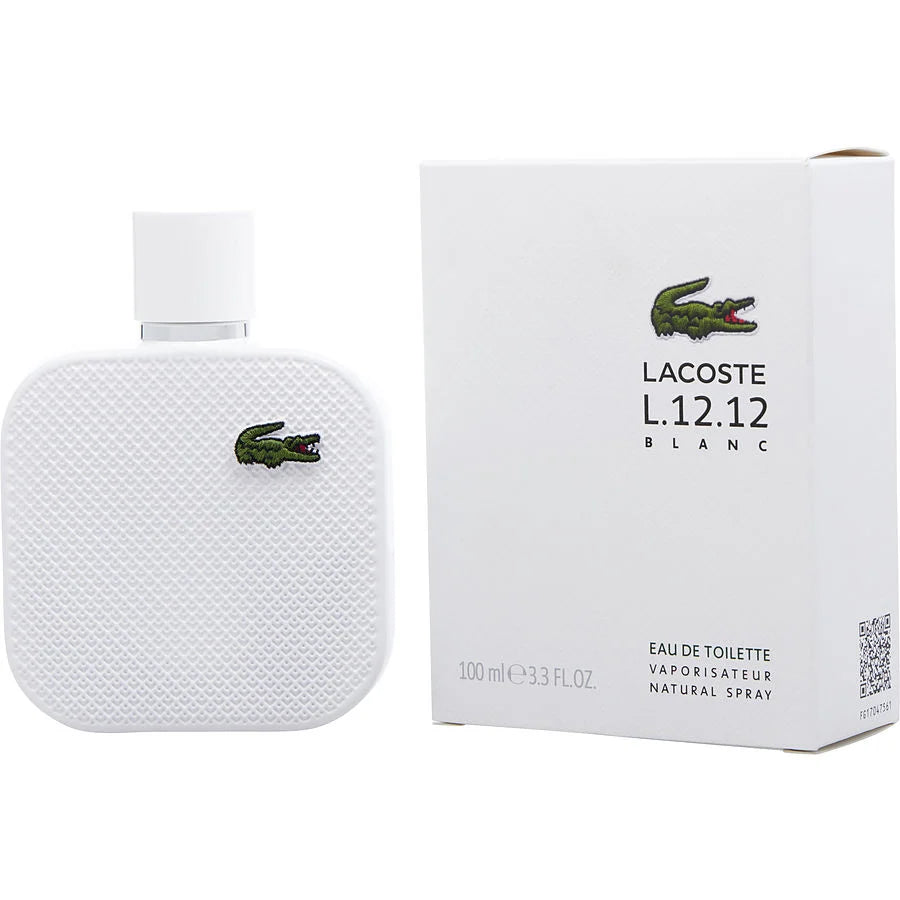 Lacoste L.12.12 Blanc Eau De Toilette Spray 3.3 oz
