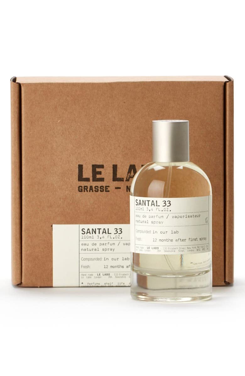 Le Labo Santal 33 Eau de Parfum, 3.4 fl oz / 100 ml