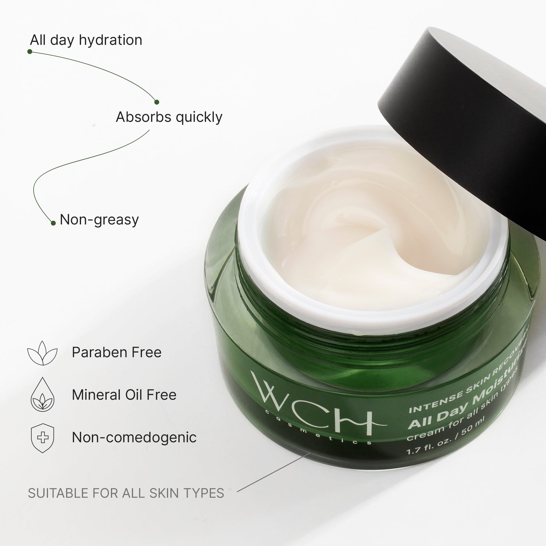 WCH COSMETICS ALL DAY MOISTURIZER CREAM