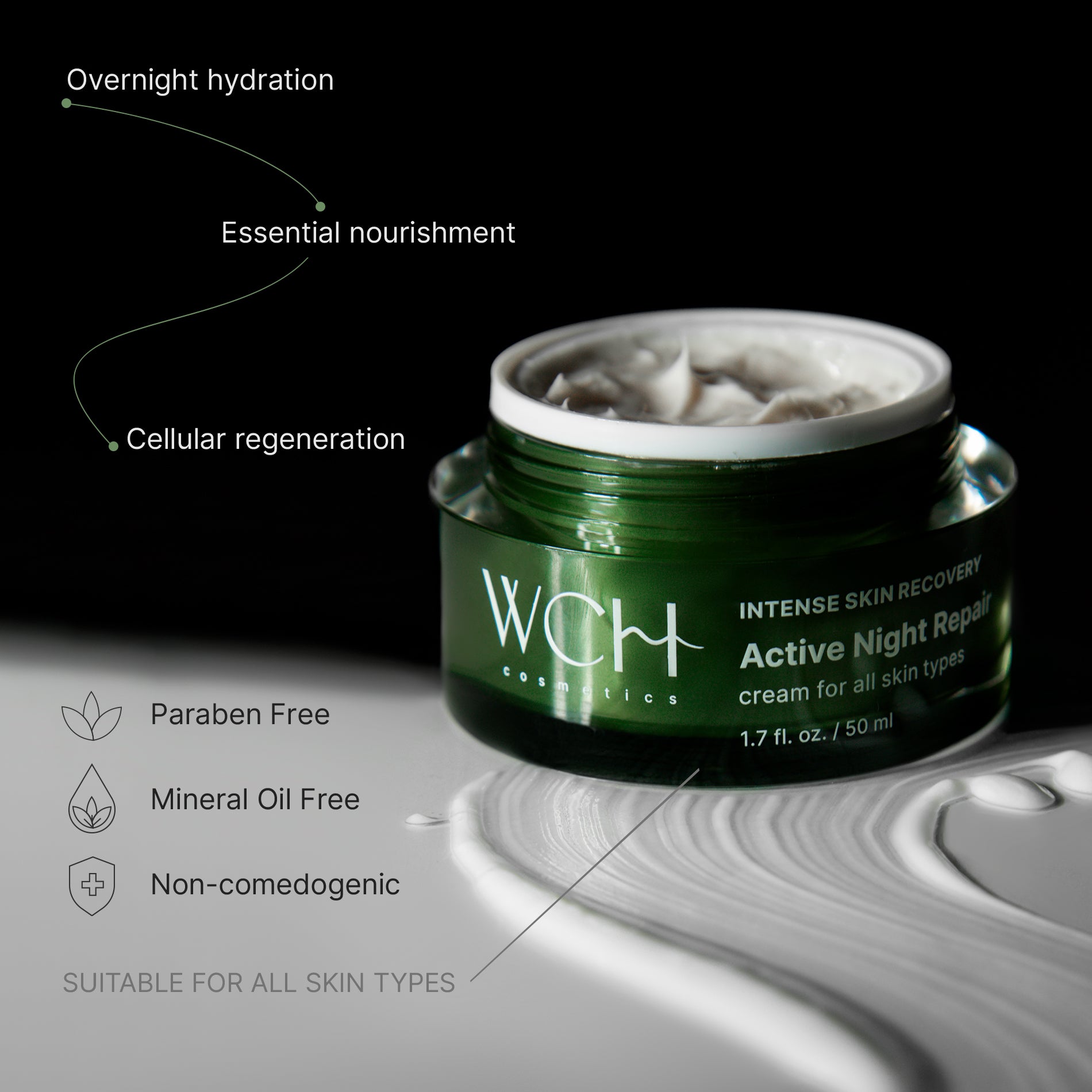 WCH COSMETICS ACTIVE NIGHT REPAIR CREAM